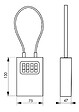 THIRARD - Boite a cle avec cable - a combinaison - vignette