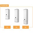 ATLANTIC - Chauffe-eau électrique connecté Linéo Atlantic - 2250W - Plat vertical mural - 65L - Blanc - vignette