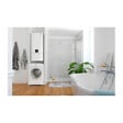 ATLANTIC - Chauffe-eau électrique connecté Linéo - 2400W - Carré vertical mural - 120L - 5 personnes - Blanc - vignette
