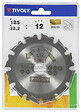 TIVOLY - Lame scie circulaire Finition diamètre 125x22.2 - vignette