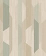 GRANDECO - Papier peint vinyle intisse kiruna bois vert - vignette