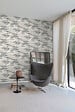 GRANDECO - Papier peint vinyle intisse brique all over bleu - vignette