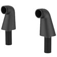 ESSEBAGNO - Colonnettes raccord bain-douche noires - vignette