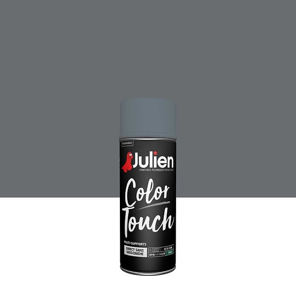 JULIEN - Peinture aerosol Color Touch - Anthracite - Satin - 400ml - large