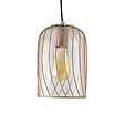 C-CREATION - Suspension Wirton - métal coloris cuivre et verre transparent - vignette