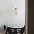 C-CREATION - Suspension Wirton - métal coloris cuivre et verre transparent - vignette