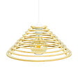 C-CREATION - Suspension Mistone - lamelle de bois coloris naturel - vignette