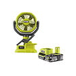 RYOBI - Pack RYOBI Ventilateur à pince 18V One+ RCF18-0 - 1 Batterie 2.5Ah - 1 Chargeur rapide RC18120-125 - vignette