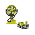RYOBI - Pack RYOBI Ventilateur à pince 18V One+ RCF18-0 - 1 Batterie 5.0Ah - 1 Chargeur rapide RC18120-150 - vignette