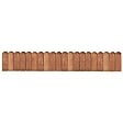 VIDAXL - vidaXL Rouleau de bordure Marron 120 cm Bois de pin imprégné - vignette