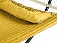 HESPERIDE - Toile de hamac matelassé jaune moutarde Akio - Hespéride - vignette