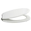 MSV - Abattant WC Blanc - Charnières Inox - vignette