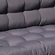 RED DECO - Set 2 coussins palette d'extérieur RIOU Gris Polyester 120 x 80 x 15 cm - vignette