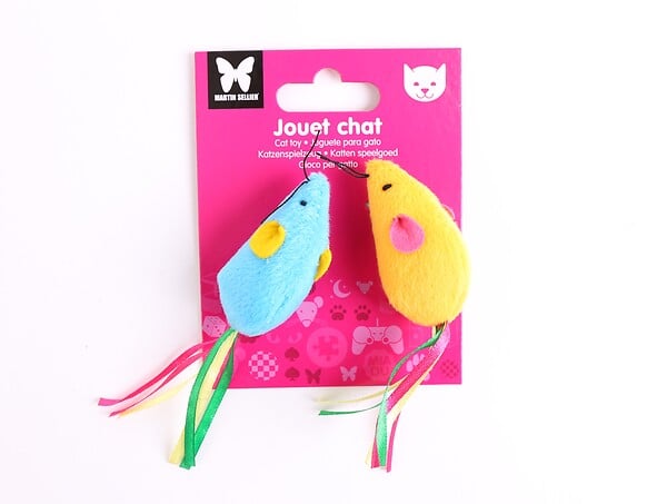 MARTIN - 2 souris rainbow - large
