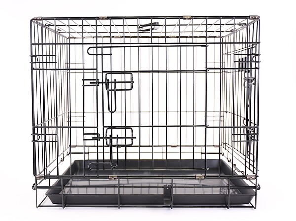 MARTIN SELLIER - Cage metal 2 portes 62x44.5x51.5cm - large