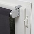 MADECO - U19-Lot de 2 supports métal gris pour pose sans perçage - vignette