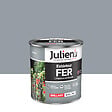 JULIEN - Peinture Extérieure Fer Antirouille Julien Brillant - Gris Acier 0.5L - vignette