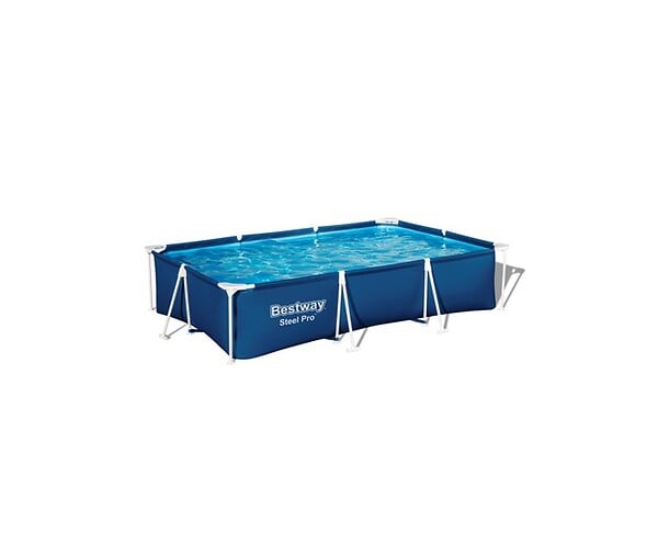 BESTWAY - Piscine HS Steel Pro 300 x 201 x 66 cm avec filtre à cartouche - large