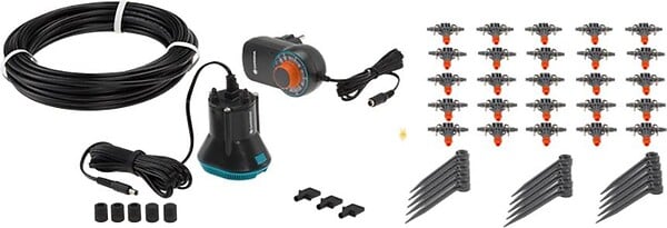 GARDENA - Kit arrosage automatique pour balcon et terrasses - 6m - large