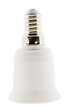 ZENITECH - Adaptateur de douille fiche mâle E14 vers fiche femelle E27 - Zenitech - vignette