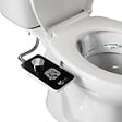 WC CLEAN - Kit bidet douchette slim pour abattant 'jet' coloris noir - vignette