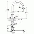 GROHE - Robinet de lavabo et/ou lave mains bec haut mobile Costa L 20393001 - vignette