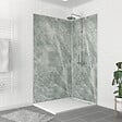 AURLANE - Pack de 2 Panneaux Muraux Pierre Artic Green 90+120x210 cm avec Profilés ANODISE BRILLANT - STONE'IT - vignette