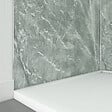AURLANE - Pack de 2 Panneaux Muraux Pierre Artic Green 90+120x210 cm avec Profilés ANODISE BRILLANT - STONE'IT - vignette