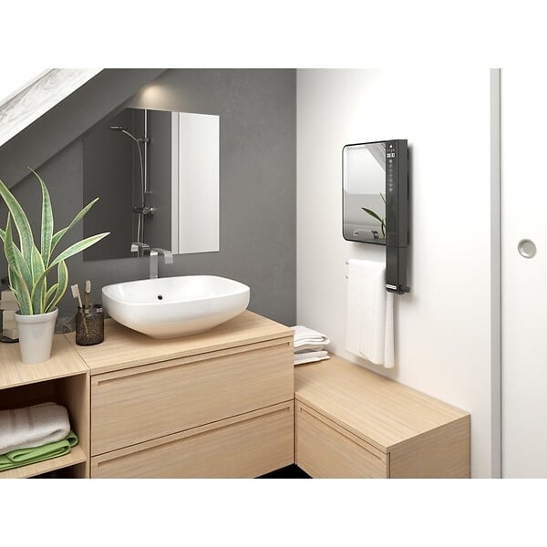 THERMOR - Sècheservietttes soufflant Illico 3 avec barres 1800W gris - large