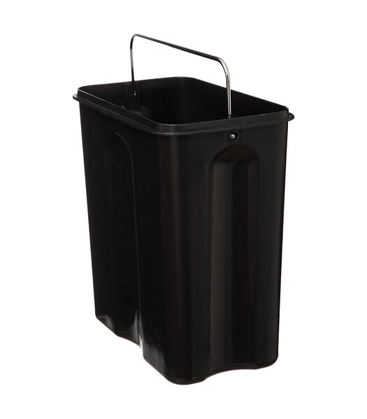 5 FIVE SIMPLY SMART - Poubelle de salle de bain à pédale en métal Soft Close 5 L - large