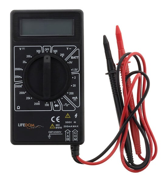 ZENITECH - Multimètre digital 19 calibres - Zenitech - large
