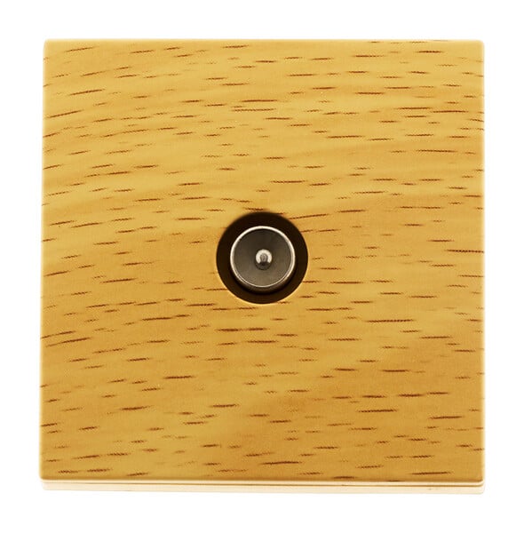 BELVUE - Prise TV Ø9,52 saillie Bel'Vue - hêtre - Zenitech - large