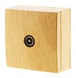BELVUE - Prise TV Ø9,52 saillie Bel'Vue - hêtre - Zenitech - vignette
