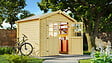 LASITAMAJA - Abri de jardin en bois Tours - surface utile 4,6 m2 - vignette