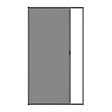 MOUSTIKIT - Moustiquaire enroulable porte - Latérale - Alu - Gris - 140x230cm - vignette