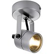 SLV - Applique intérieure orientable Spot 79 230V gris argent GU10 max. 50W - vignette