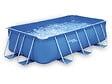 HABITAT ET JARDIN - Piscine tubulaire rectangle- LUDO 1 - 4 x 2 x 1 m - Filtration à cartouche - vignette