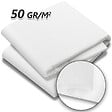 VOUNOT - Voile d’hivernage en Polypropylème 50g/m² 1.5x20m avec piquets blanc - vignette