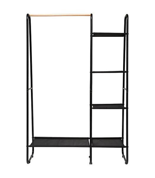 5 FIVE SIMPLY SMART - Meuble Portant à Vêtement avec Etagères H 150 cm - large