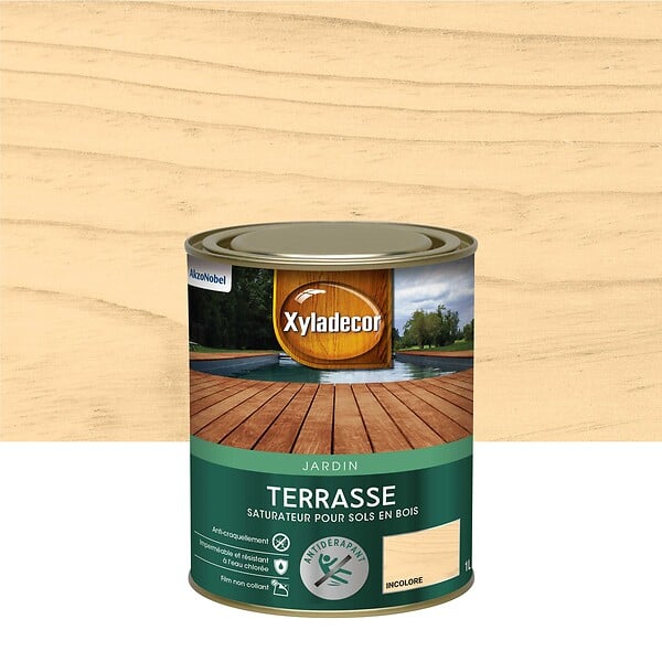 XYLADECOR - Saturateur Pour Sol Exterieur Bois Xyladecor Terrasses Mat Incolore 1L - large
