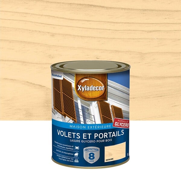 XYLADECOR - Lasure Bois Exterieur Xyladecor Volets Et Portails Satin Incolore 1L - large