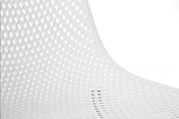JARDILINE - Ensemble de Table à manger en alum blanc Capri et 4 chaises de jardin Malte - Jardiline - large