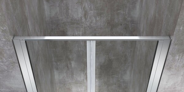 LANERI - Porte De Douche De 6 Mm Ouverture À Battant  – 107-110 Cm - large
