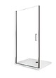 LANERI - Porte De Douche De 8 Mm À Battant Pour Installation En Niche H.200 Réversible – 89-93 Cm - vignette