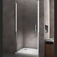 LANERI - Porte De Douche De 8 Mm À Battant Pour Installation En Niche H.200 Réversible – 89-93 Cm - vignette