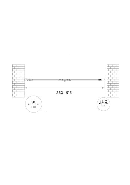 LANERI - Porte De Douche 6 Mm Pliante Pour Installation En Niche - 88-91,5 - large