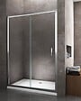 LANERI - Porte De Douche De 6 Mm Pour Installation En Niche H.190 Avec Overture Coulissante – 145-150 Cm - vignette