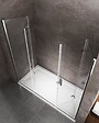 LANERI - Porte De Douche Pliante Avec Ouverture À Quatre Porte H 190 - 148-151,5 Cm - vignette