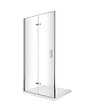 LANERI - Porte De Douche 6 Mm Pliante Pour Installation En Niche - 98-101,5 - vignette