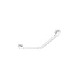 EDM - Barre d'appui coudée inox - extérieur polyamide antibactérien - blanc - vignette